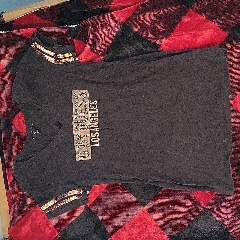 G By Guess Bling T-shirt Junior's Size Small